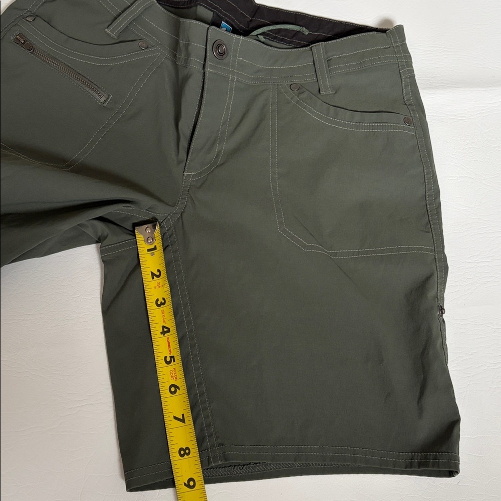 KÜHL Women’s Shorts Kliffside Air Roll Up Khaki Green Shorts New size 10 - Picture 5 of 14
